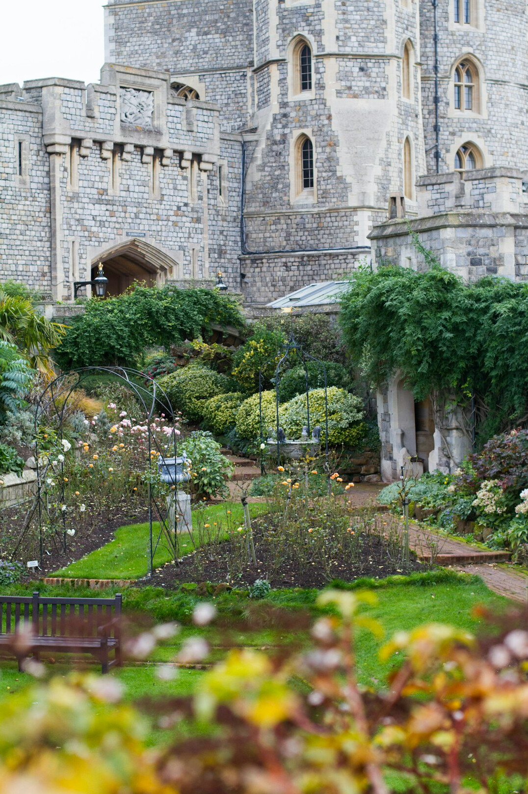 castle courtyard