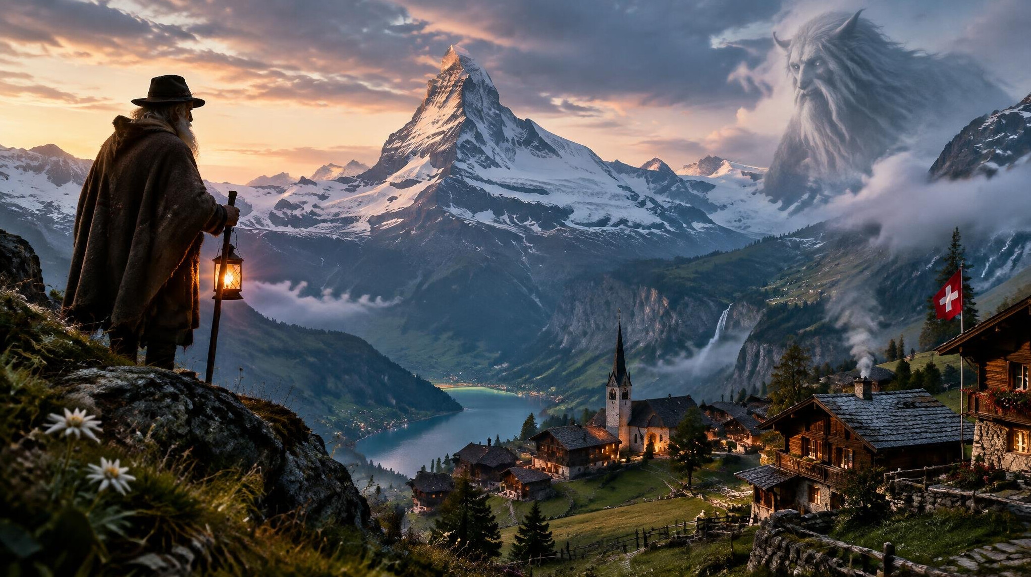 swiss alps legend