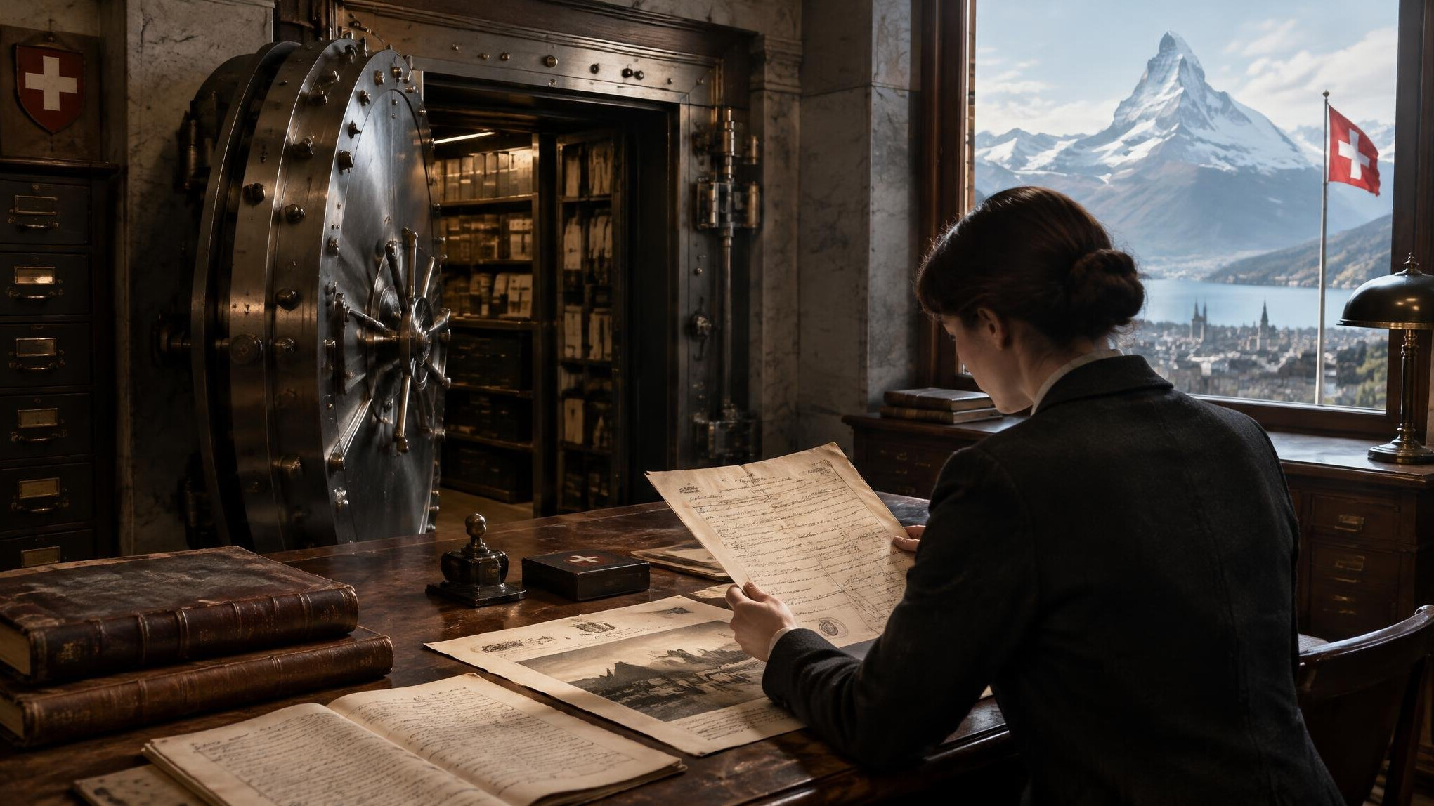 old swiss bank vault