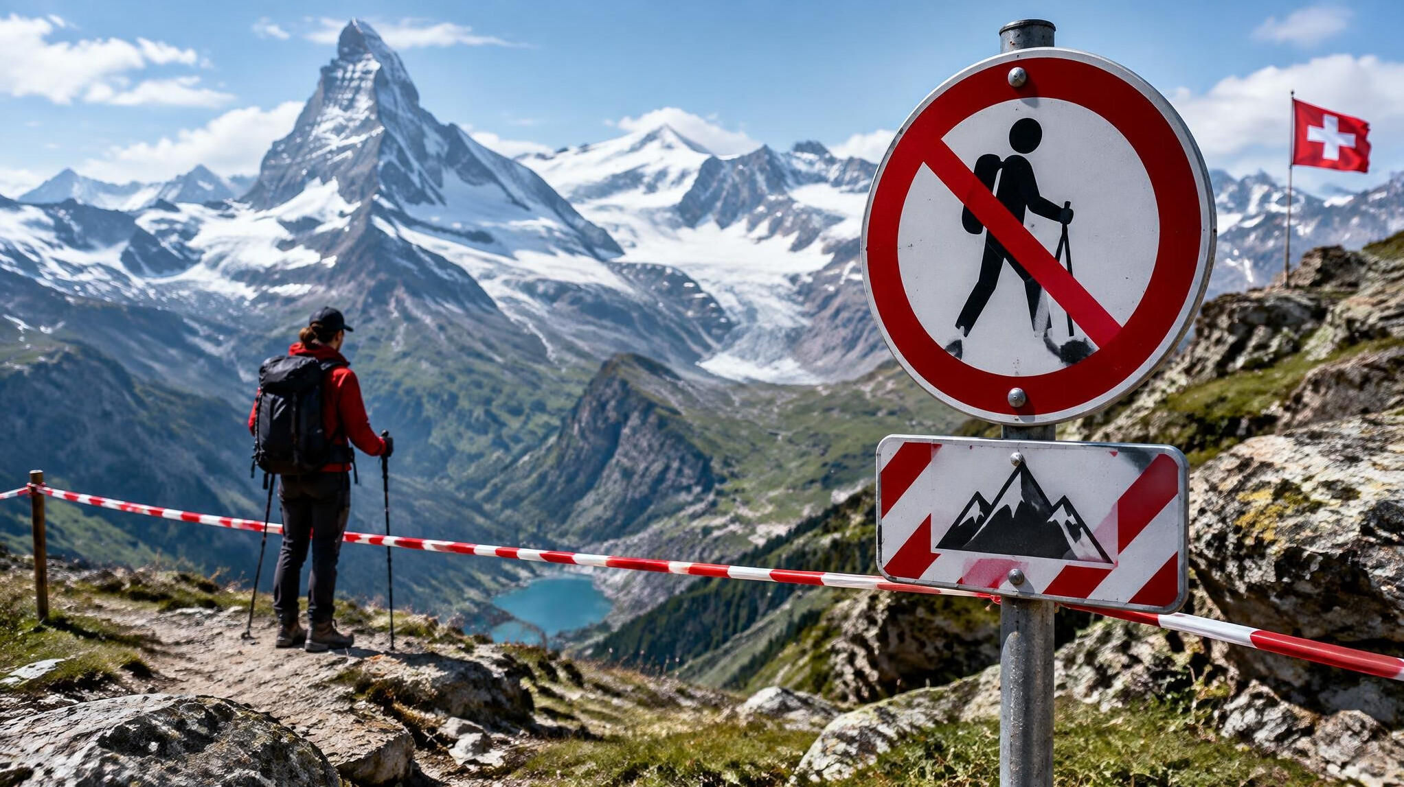 swiss alps forbidden area